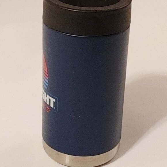 Bud Light SUMMER Beer Koozie Can METAL Cooler Koozie Screw Top Lid - Picture 5 of 7